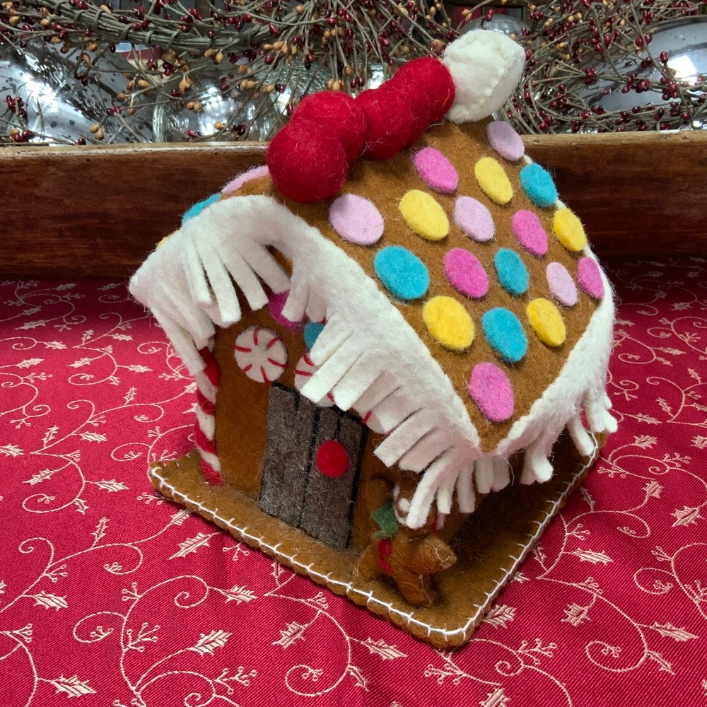 Christmas Felt Gingerbread House